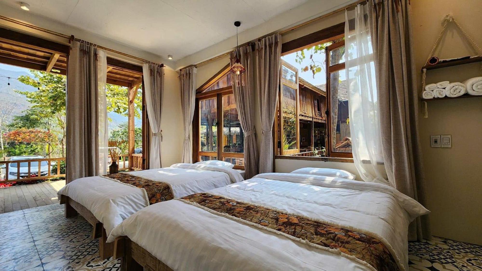 Mai Chau 4 Seasons Bungalow & Hotel Buitenkant foto