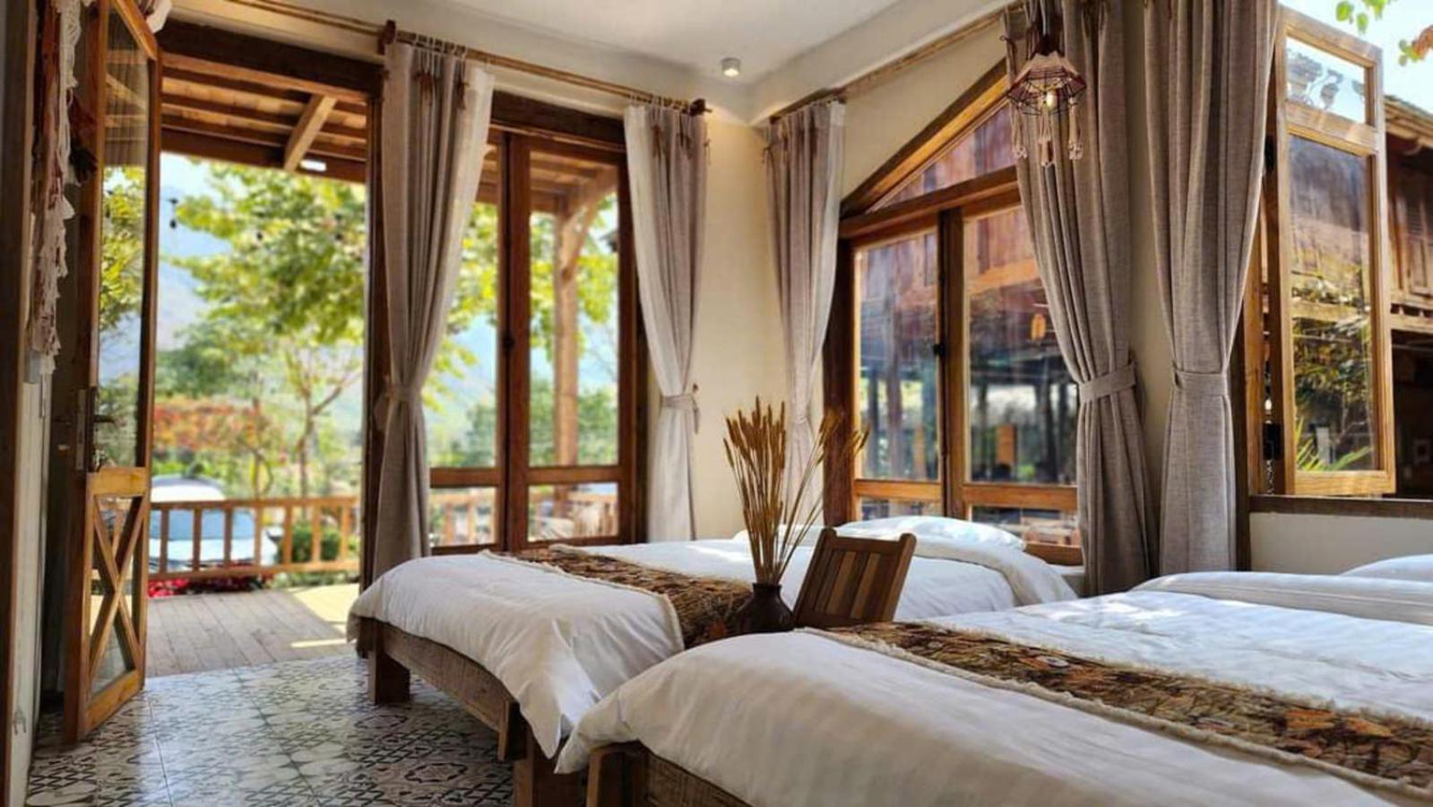 Mai Chau 4 Seasons Bungalow & Hotel Buitenkant foto